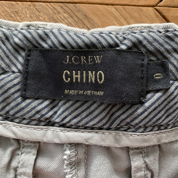 J. Crew Gray Chino Shorts - Picture 3 of 6